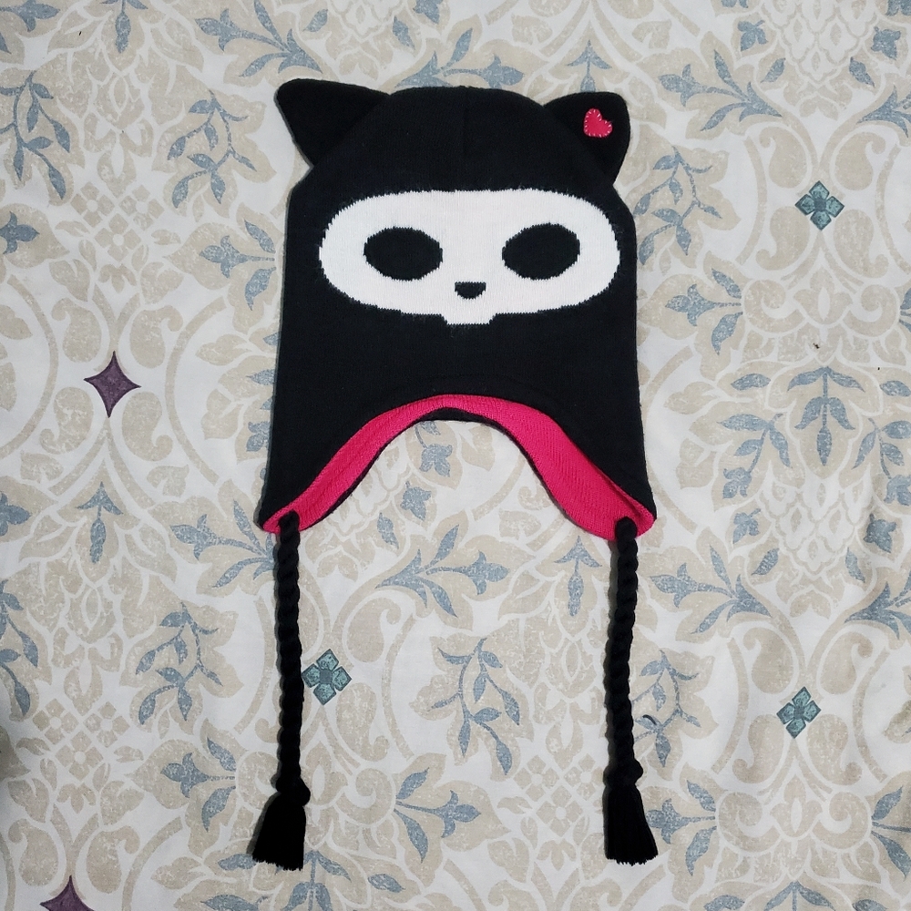 Rare, 2009 Skelanimals Beanie Featuring Kit The Cat. New Without Tags
